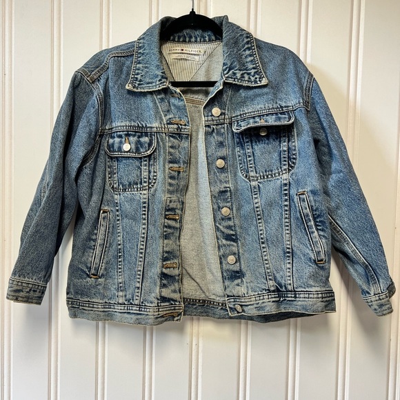 Vintage Tommy Hilfiger  Denim Jacket size XL - Picture 1 of 10